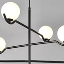 lustre design moderne en verre et métal luminaires suspendus