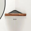 Wall Mount Floating Shelves, Wood and Aluminium, Storage Rack, Home Decor, Living Room, Bedroom, Bathroom, Kitch