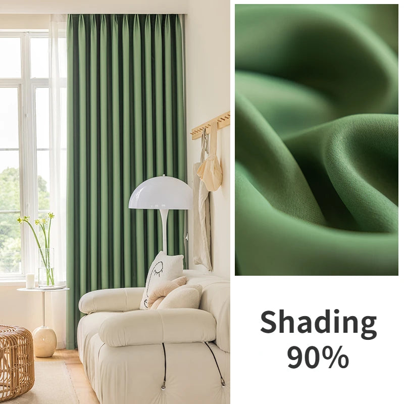 Rideau occultant thermique épais pour salon chambre