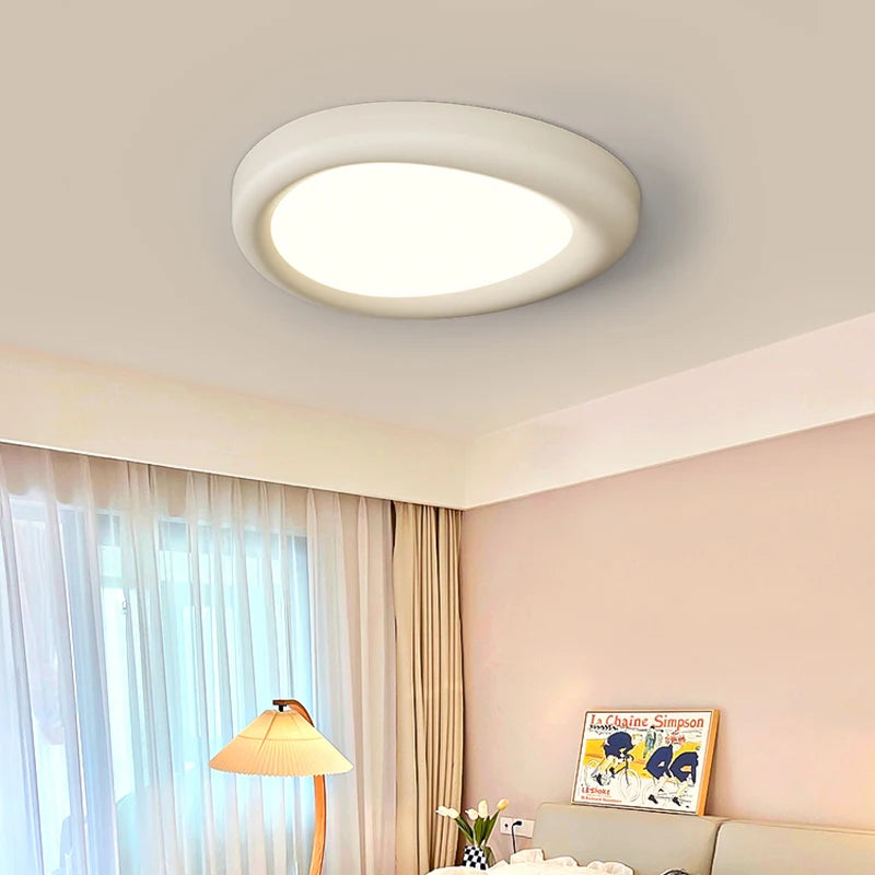 plafonnier résine simple moderne créatif nordique net rouge - vue 6 sur 18