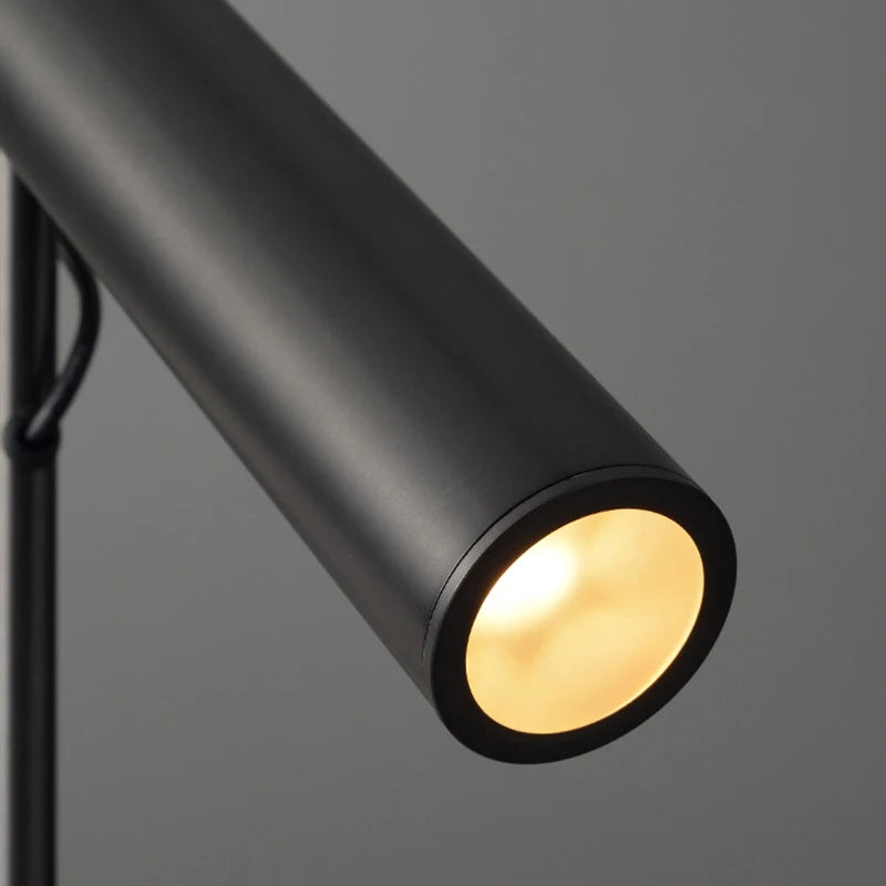 lampe suspendue led moderne rotative avec 1/2/3 têtes pour intérieur