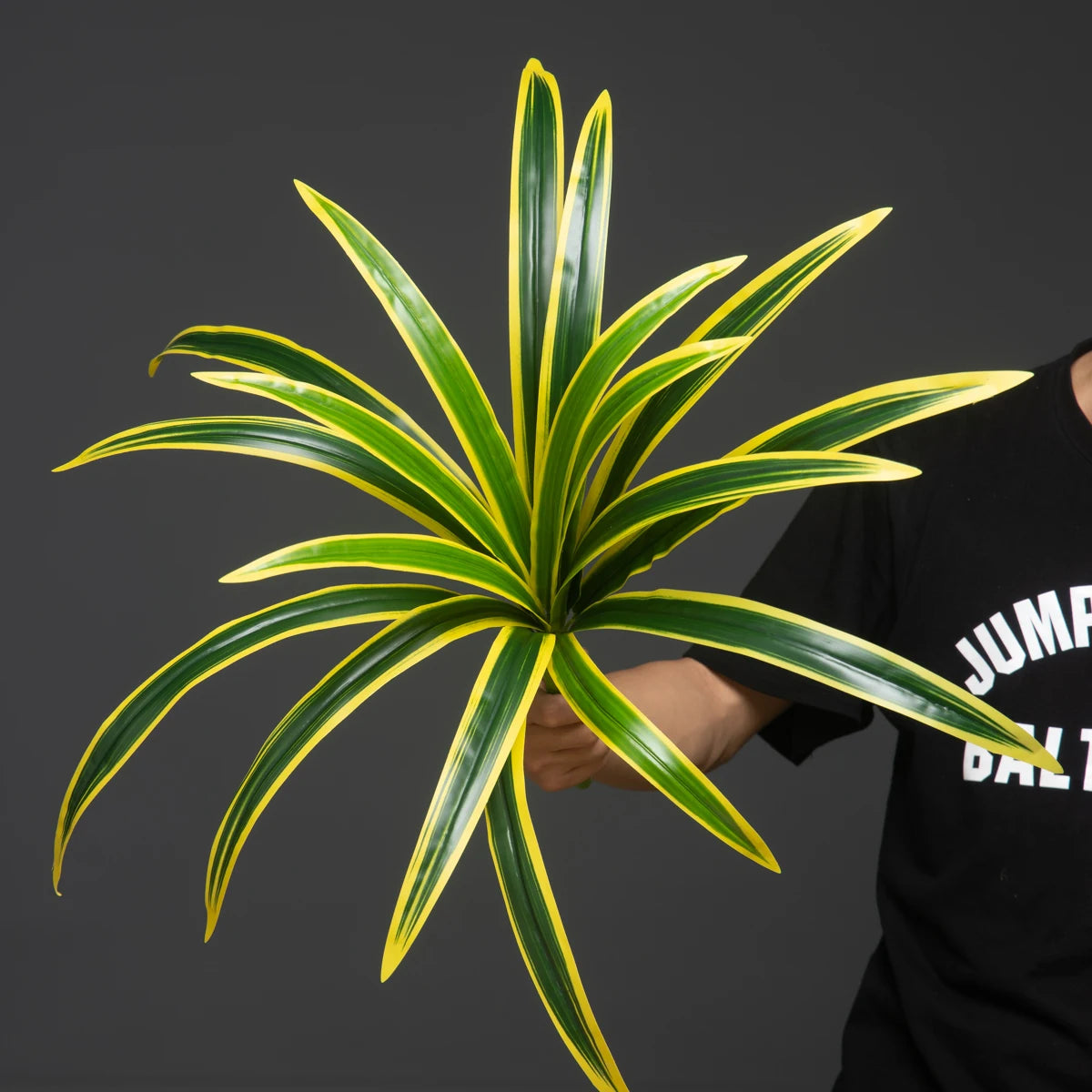 plantes artificielles grandes feuilles orchidées pour décoration intérieure - vue 6 sur 9