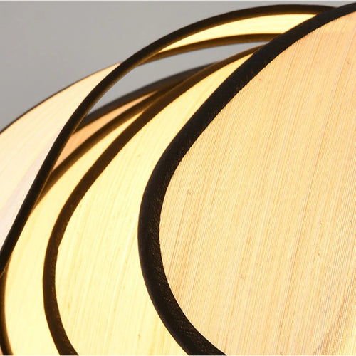 lustre abaca fait main en style rétro français led