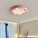 plafonnier moderne en résine style nuage protection yeux
