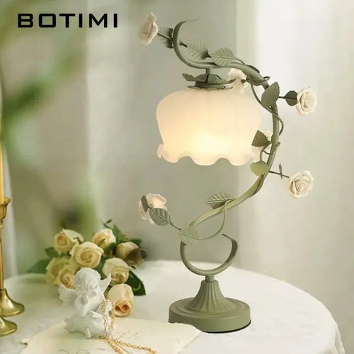 botimi lumière rétro campagne verre fleur décor maison - vue 2 sur 8