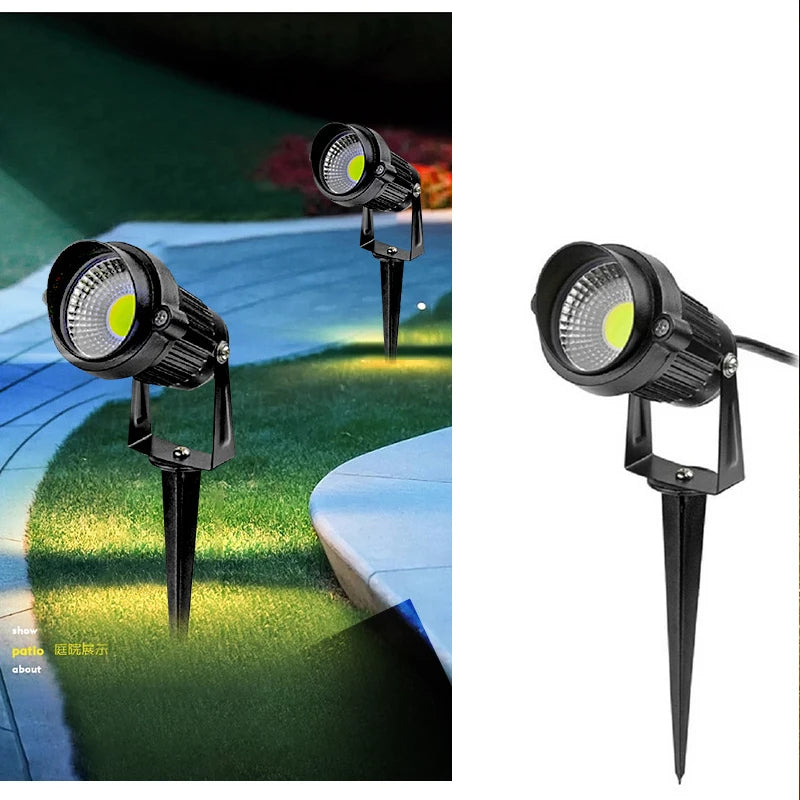 Waterproof outdoor LED light for garden and landscape lighting - vue 8 sur 8