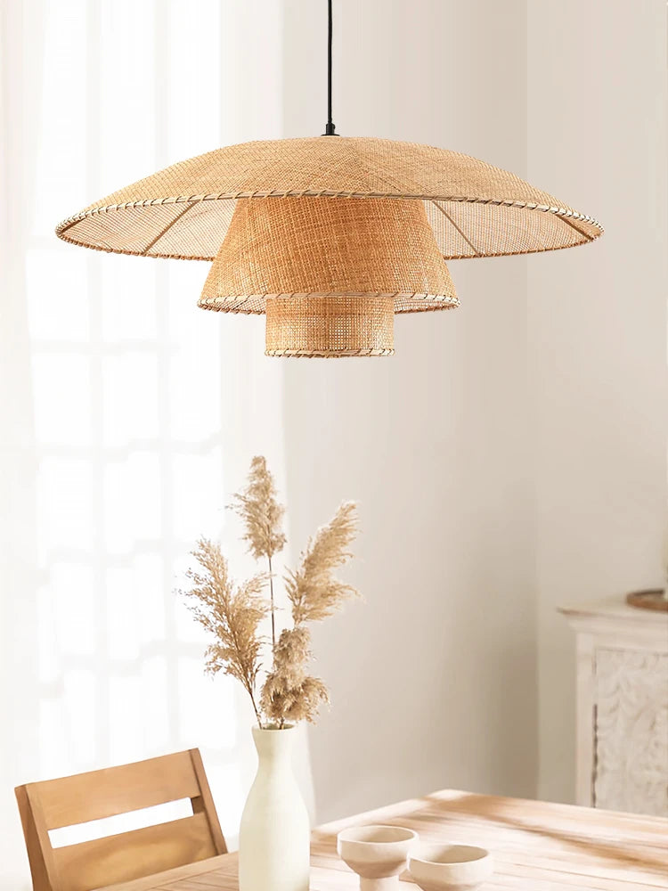 lustre japonais personnalisé pour décoration zen et ambiance raffinée - vue 5 sur 9