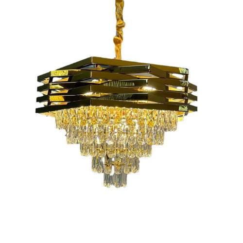 Modern Luxury Creative Living Room LED Pendant Light Nordic Restaurant Crystal Light Bar Counter Decorative Light Fixture