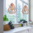 Modern nordic style minimalist industrial iron pendant light