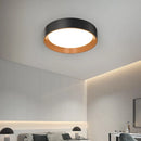 Minimalist Nordic wood grain LED ceiling light