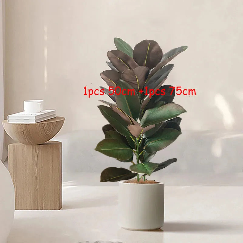 branches artificielles de ficus tropical pour décoration intérieure et extérieure - vue 5 sur 10