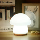 Champignon veilleuse LED Silicone capteur tactile batterie lampe chambre décor bébé chevet décoration lampes cadeau de noël