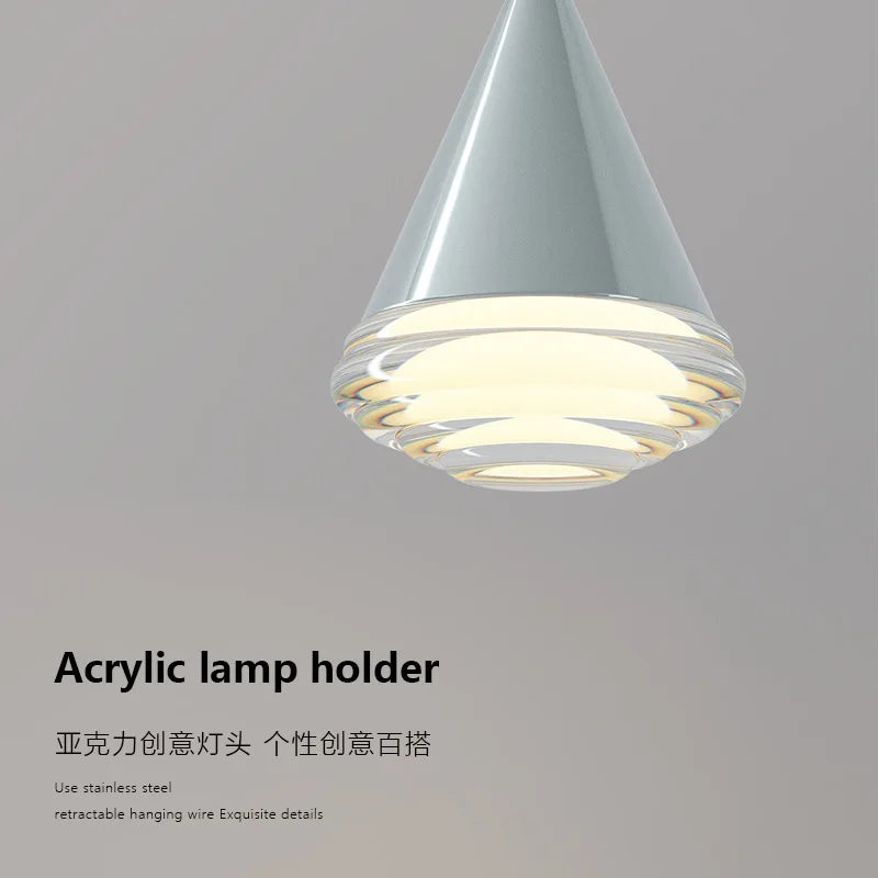 applique murale led conique pour éclairage décoratif extérieur et intérieur - vue 3 sur 12