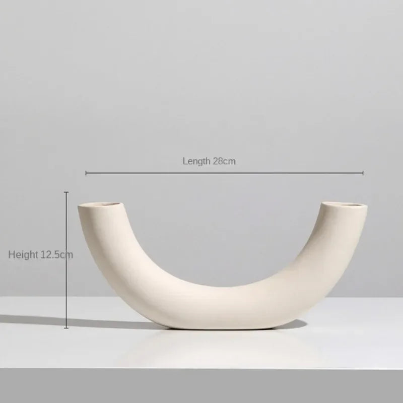 vase en céramique moderne pour fleurs séchées décoration intérieure - vue 14 sur 16