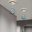 Modern minimalist Nordic chandelier moving sands effect