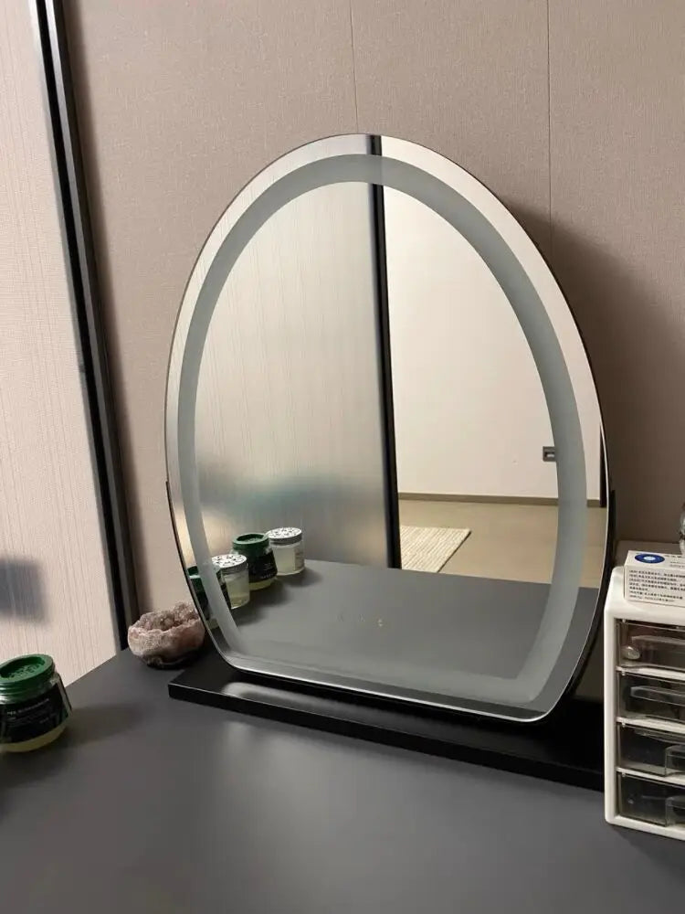 miroir de courtoisie éclairé avec capteur tactile et éclairage dimmable - vue 3 sur 15
