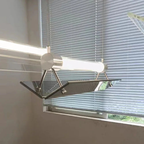 suspension en verre avec fil métallique réglable - vue 3 sur 7