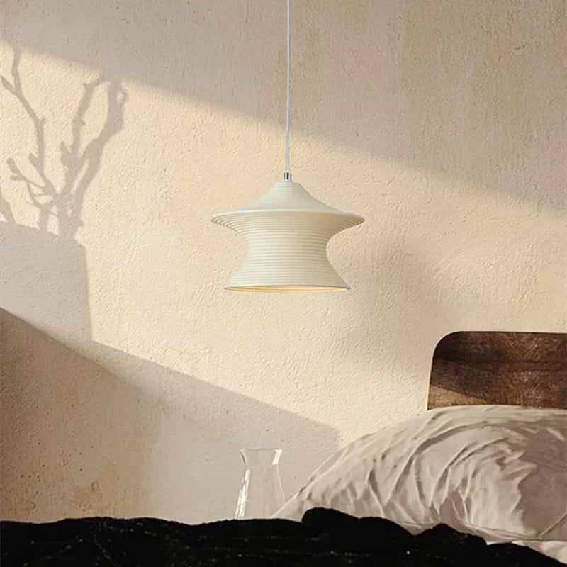 Minimalist nordic wabi sabi chandelier for modern interiors - vue 4 sur 9