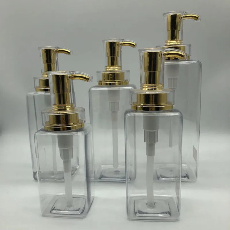lot de flacons à pompe pour cosmétiques voyage 300 à 750 ml - vue 4 sur 5