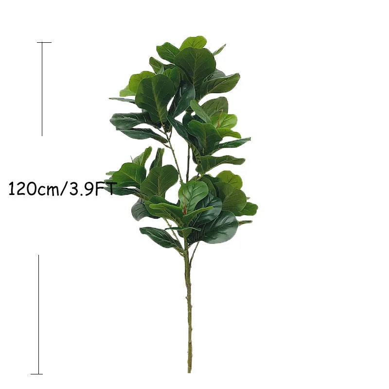 arbre tropical artificiel avec grandes branches et feuilles en plastique - vue 13 sur 12
