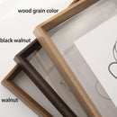 Double-Sided Clear Acrylic Photo Frame For Photos, Certificates And Specimen Displays Tabletop And Wall Mounted
