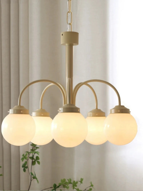 lustre en verre rétro pour décoration intérieure nordique - vue 3 sur 9