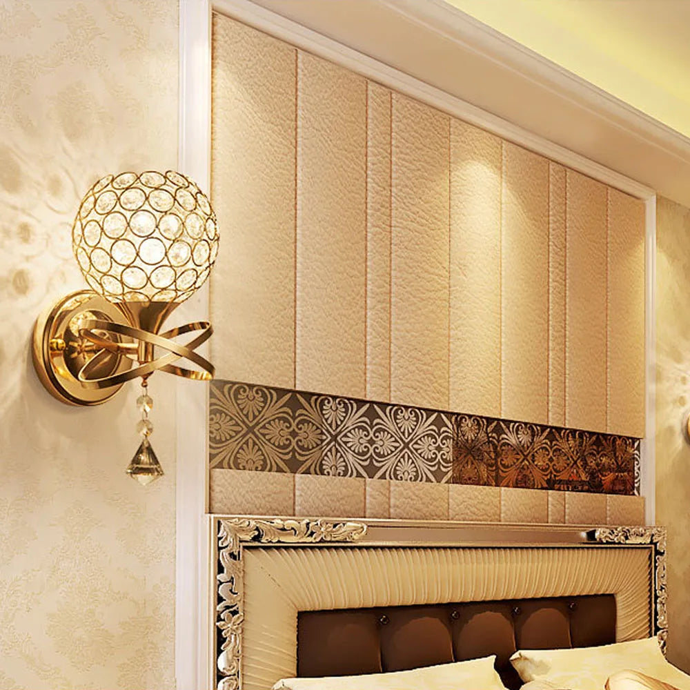 Applique murale cristal moderne - vue 7 sur 12