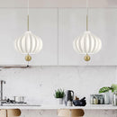 suspension moderne en verre avec fil réglable en métal