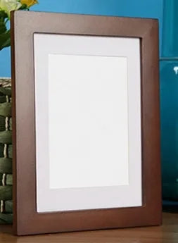 cadre en bois pour peinture et photo avec passe-partout - vue 15 sur 17