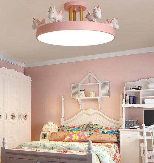 Colourful LED ceiling light for children's room safe decorative lighting - vue 6 sur 15