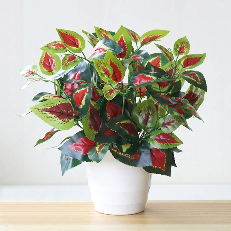 plantes artificielles en plastique pour décoration intérieure et bureau - vue 4 sur 9