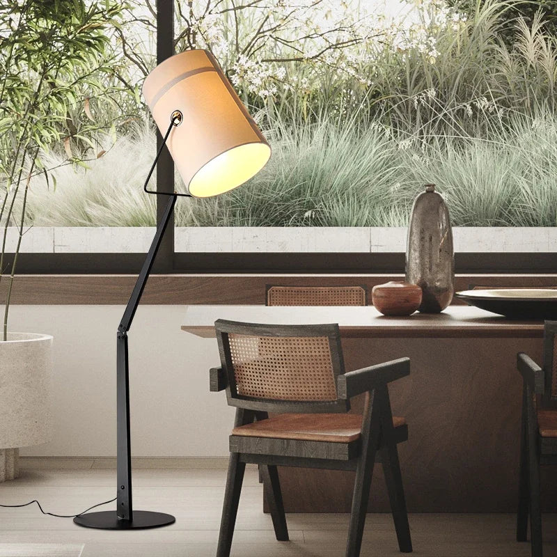 lampadaire led rotatif au design italien moderne - vue 5 sur 8