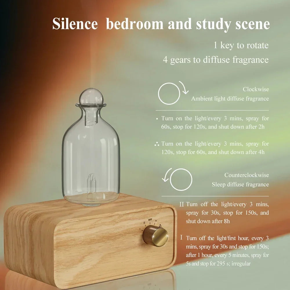 diffuseur d'huiles essentielles en verre avec nébuliseur professionnel - vue 5 sur 7