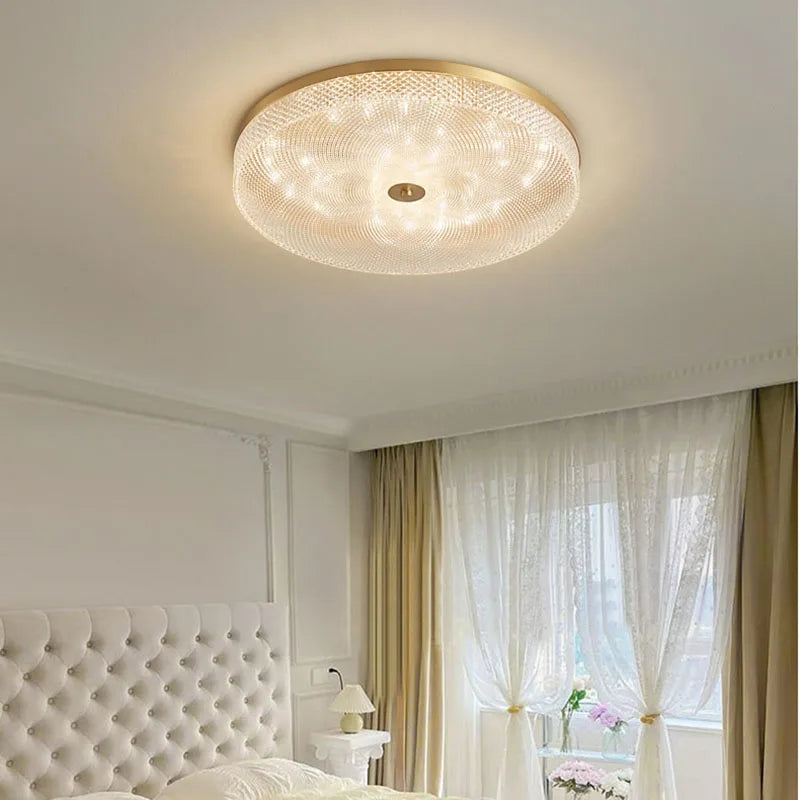 plafonnier led rond en acrylique design moderne pour maison - vue 3 sur 13
