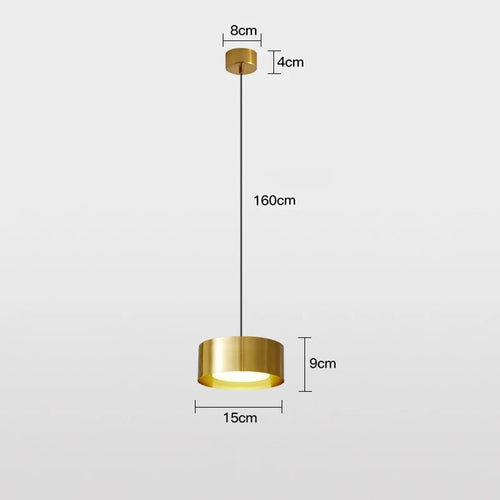 Suspension LED modernes 6W AC100-240V - vue 6 sur 9