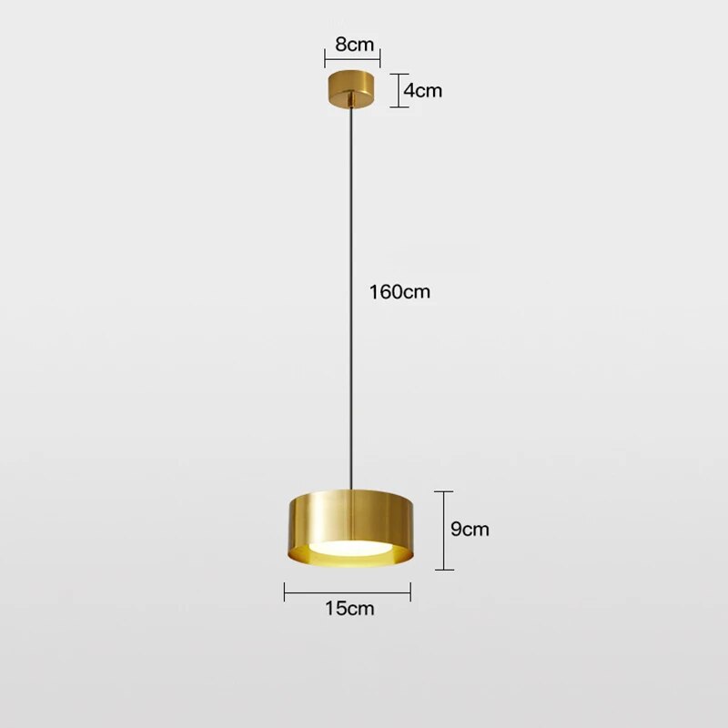 Suspension LED modernes 6W AC100-240V - vue 5 sur 9