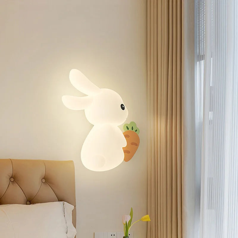 applique murale lapin mignon pour chambre d'enfant créative et ludique - vue 5 sur 9