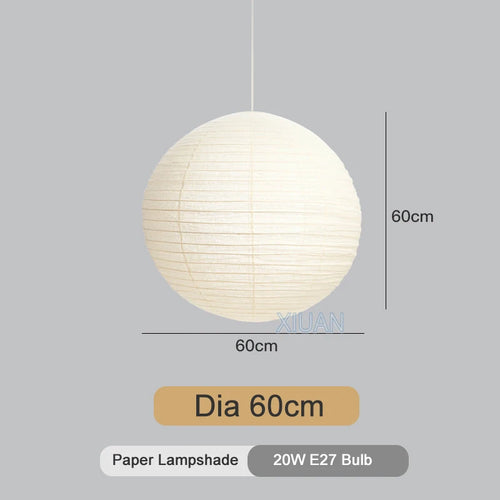 Lustre en papier vintage pour chambre à coucher - vue 11 sur 11