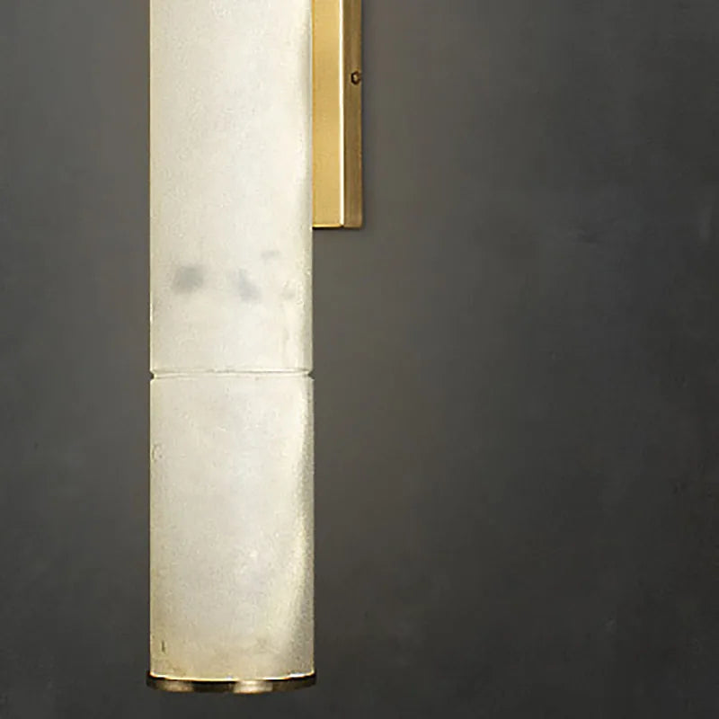 applique murale en laiton marbre naturel lampe de luxe art déco - vue 6 sur 10