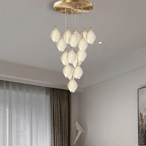 lustre créatif design nordique pour intérieur moderne et élégant - vue 6 sur 14