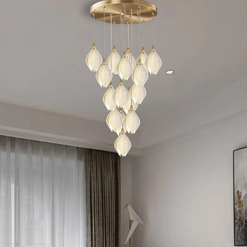 lustre créatif design nordique pour intérieur moderne et élégant - vue 5 sur 14