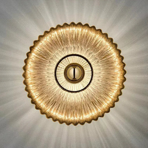 Éclairage en verre Bauhaus Vintage pour salon - vue 3 sur 9