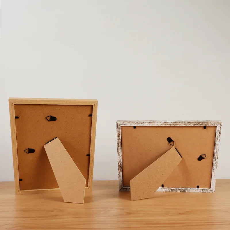 cadre photo en bois à suspendre avec plexiglas pour décoration photo - vue 3 sur 10