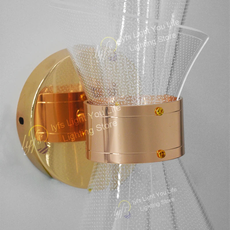 Applique murale LED luxe nordique - vue 6 sur 9
