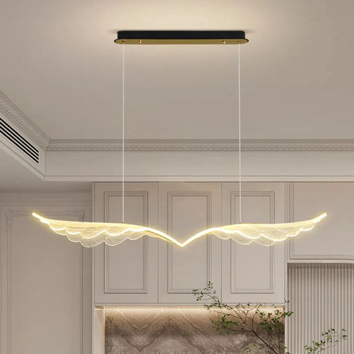 Modern minimalist LED pendant light for interior decoration - vue 2 sur 17