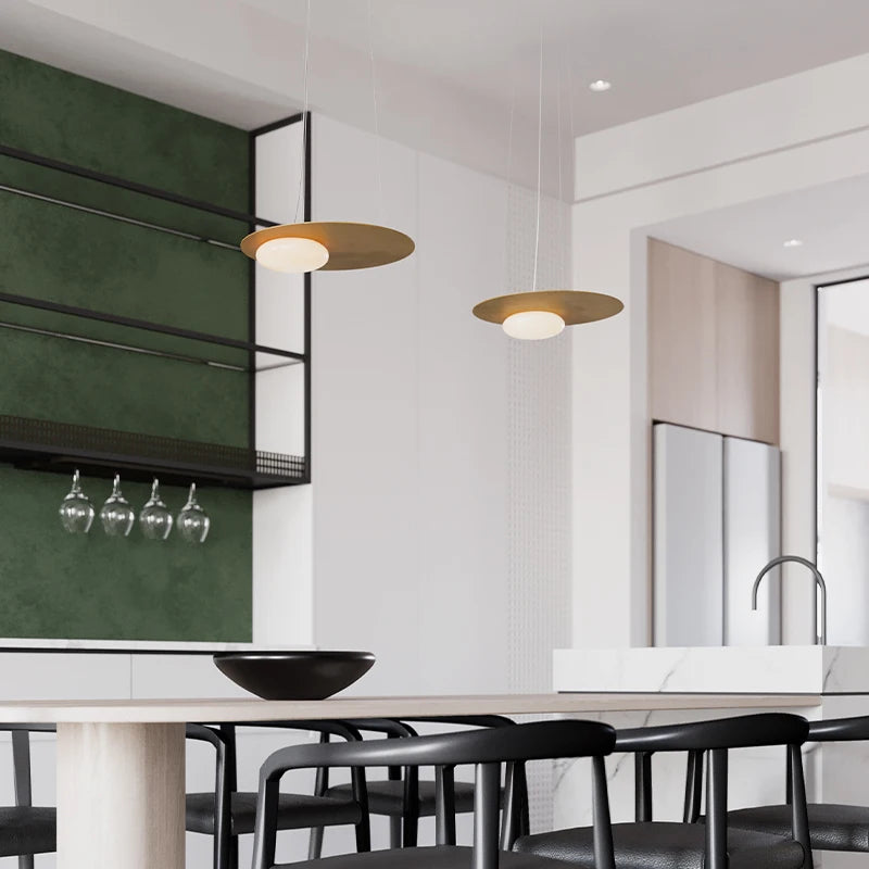 lustre led moderne créatif pour décoration de restaurant avec cordons réglables - vue 5 sur 9
