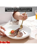 Assiettes dessert reutilisables micro ondes lave vaisselle