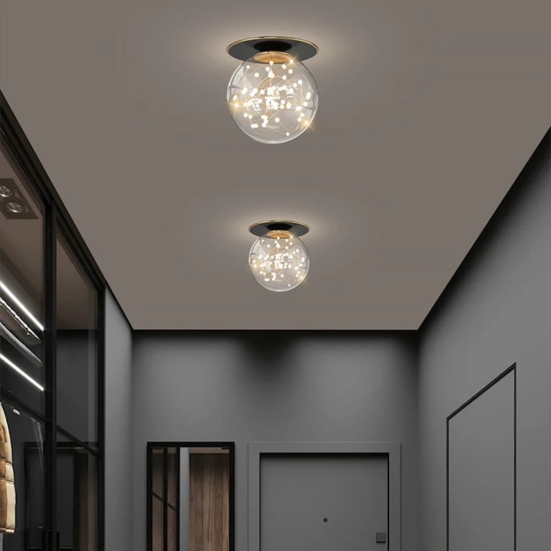 plafonnier led nordique pour décoration intérieure de maison - vue 5 sur 16