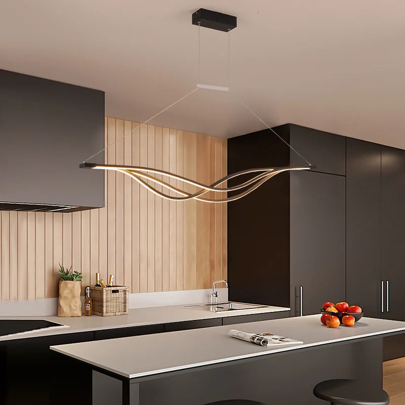 lustre moderne led décoratif pour restaurants et espaces intérieurs - vue 6 sur 10