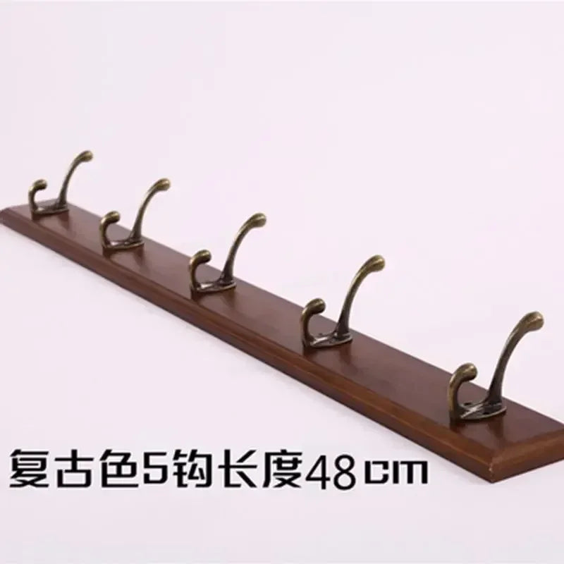 porte-manteau mural en bois pour rangement pratique - vue 14 sur 23